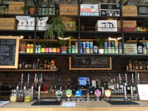 lovely bar area  at The Brunswick in Leeds