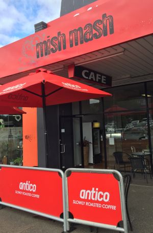 Exterior (Dorset Square carpark entry) at Mish Mash Design & Cafe in Boronia