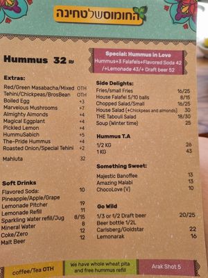  at The Hummus of Tahini in Jerusalem