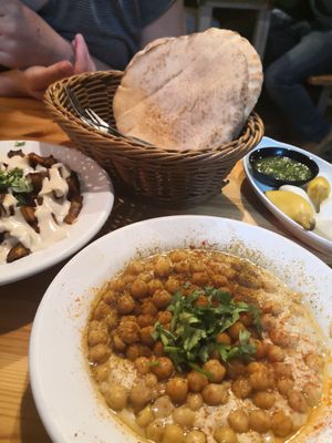 Hummus at The Hummus of Tahini in Jerusalem