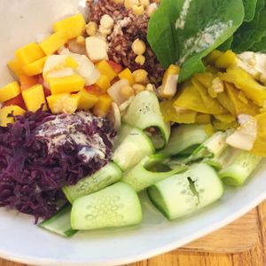 salad at Sister Srey Cafe in Siem Reap