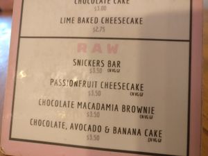 Raw vegan sweets at Sister Srey Cafe in Siem Reap