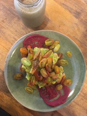 Avo toast  at Sister Srey Cafe in Siem Reap