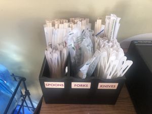 🥢 🍴 and 🥄, oh, my!! at Good Earth Natural Foods in Mill Valley