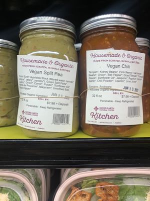 Soups in jars!   at Good Earth Natural Foods in Mill Valley