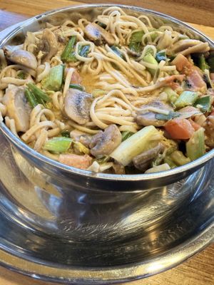 Wok noodle soup   at Good Earth Natural Foods in Mill Valley