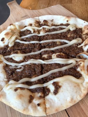 Vegan Dessert Pizza at Islenska Flatbakan in Kopavogur