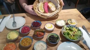 breakfast at Kanaan in Berlin