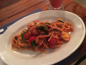 oil free pomodoro pasta at Nuovo Napoli  in Daejeon