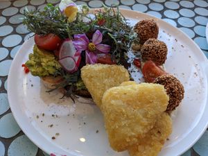 Vegan option gen y at Speedo's Cafe in Bondi Beach