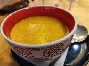 Carrot Soup at Dit e Nat in Pristina