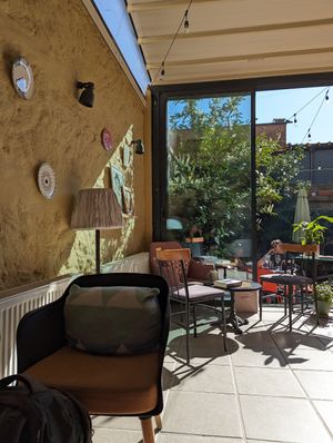 The lovely space at Dit e Nat in Pristina