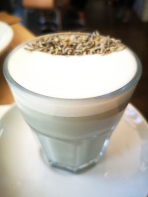 Oat Lavender Latte at Pearth Organic Kitchen in West Leederville