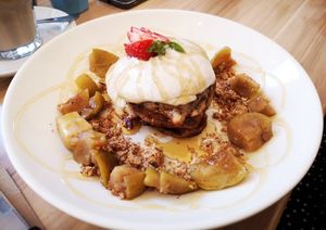 Pancakes at Pearth Organic Kitchen in West Leederville