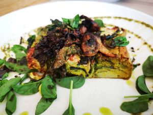 Frittata at Pearth Organic Kitchen in West Leederville