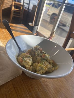 Sweet potato salad  at Juicy Brew - Makiki in Honolulu