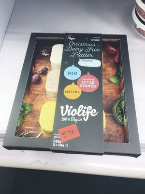 Now selling violife cheese plates at Holland & Barrett in Rochester