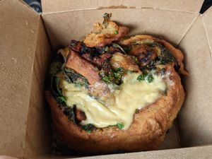 Savory roll at Juicy Brew - Kaimuki in Honolulu