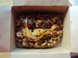 Tofu at Juicy Brew - Kaimuki in Honolulu