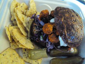 Burger at Juicy Brew - Kaimuki in Honolulu