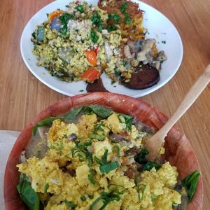 Loco moco at Juicy Brew - Kaimuki in Honolulu