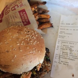 burger Elizel style minus the cheese at B.GOOD in Mt Laurel