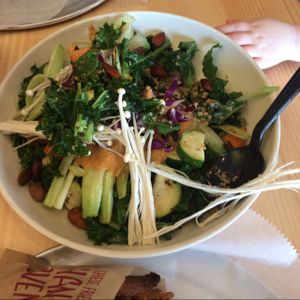 almond ginger grain bowl at B.GOOD in Mt Laurel