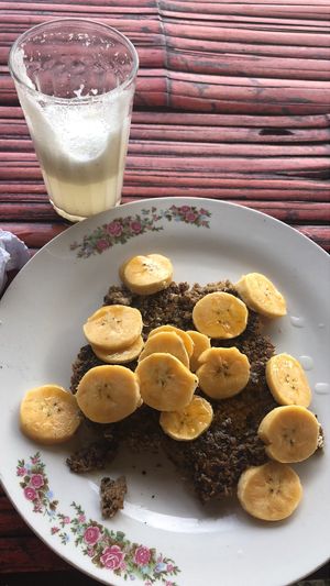 vegan pancake at Cafe Mar in Puerto Lopez