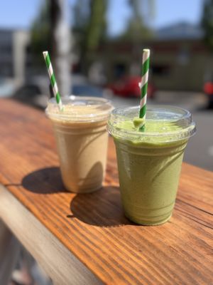 Delicious smoothies   at Remedy Juice Cafe in Hood River