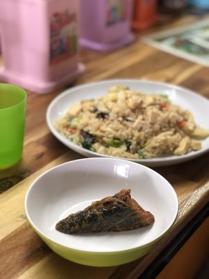 Vegan fish at Happy Mushroom - Food Stall in Chiang Mai