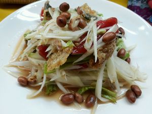 Somtam at Happy Mushroom - Food Stall in Chiang Mai