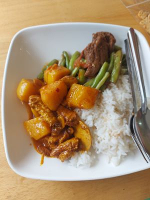 Massaman curry at Happy Mushroom - Food Stall in Chiang Mai