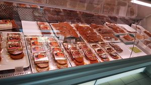 All vegan selection at L'Herbivore in Berlin