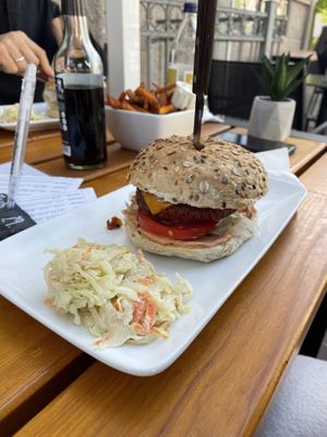 OMG Burger at Cafe Blattgold in Kiel