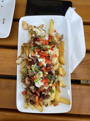 Chili Cheese Fries at Cafe Blattgold in Kiel