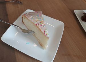 Lemon cake at Cafe Blattgold in Kiel