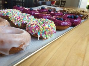 Vegan donuts - every thursday at Café Blattgold at Cafe Blattgold in Kiel