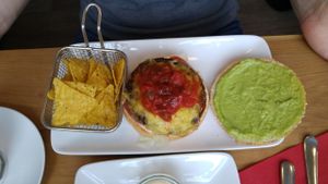 TexMex Burger at Cafe Blattgold in Kiel