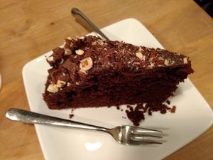 Vego cake at Cafe Blattgold in Kiel