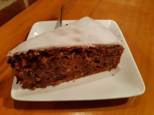 Carrot cake at Cafe Blattgold in Kiel