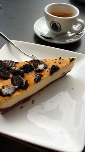 oreo "cheese"cake at Cafe Blattgold in Kiel