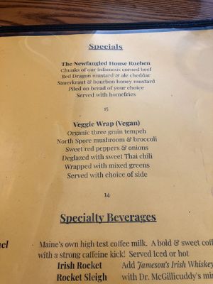 Ordered the Veggie Wrap! All vegan at Bayside American Cafe in Portland