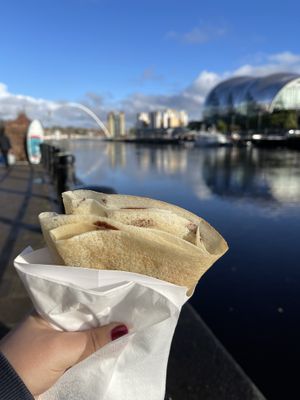 Delicious fresh crepes, 100% vegan😍 at FlipnFast in Newcastle Upon Tyne