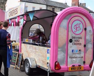 The FlipnFast pod at FlipnFast in Newcastle Upon Tyne