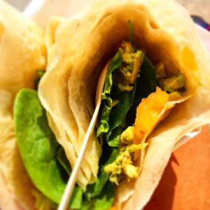 Spinach, avo and mango chutney  at FlipnFast in Newcastle Upon Tyne