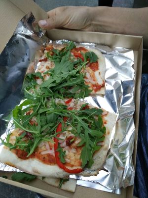 vegan pizza  at Hand Go in Porto