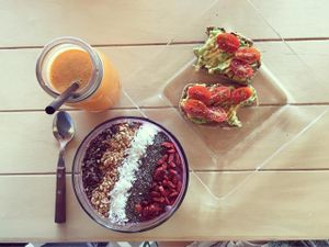 Breakfast at The Yogi Bar in Puerto Vallarta