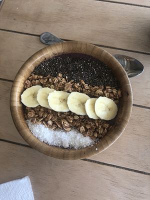 Cacao smoothie bowl at The Yogi Bar in Puerto Vallarta