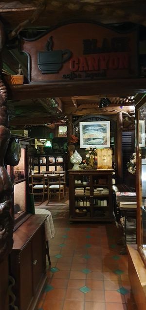 Inside at Dream Cafe in Sukhothai