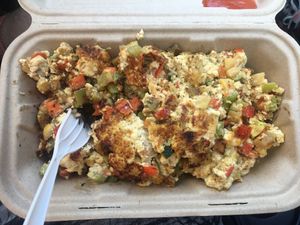 veggie Scramble at Rabbits Cafe in Portland